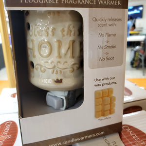 Pluggable Wax Warmer "Bless This Home"